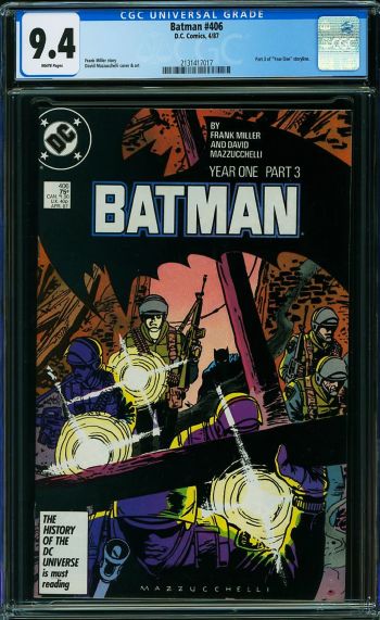 Image of Batman #406 CGC 9.4