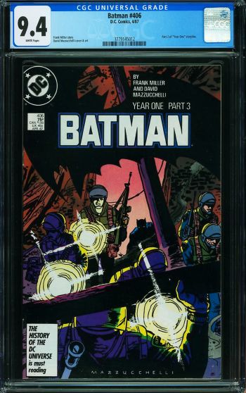 Image of Batman #406 CGC 9.4