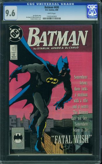 Image of Batman #430 CGC 9.6