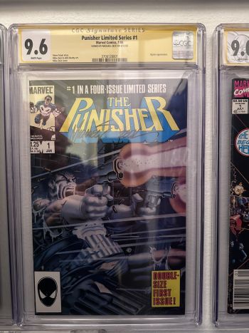 Image of Punisher Limited Series #1 CGC 9.6 Signed by Michael Zeck