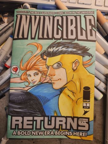 Image of Invincible Sketch Cover