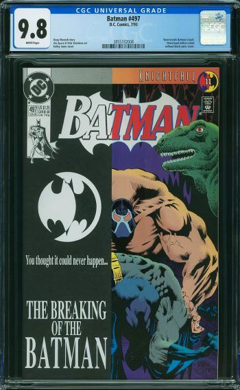 Image of Batman #497 CGC 9.8