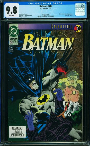 Image of Batman #496 CGC 9.8