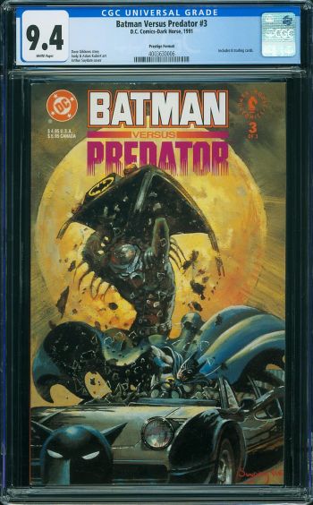 Image of Batman Versus Predator #3 CGC 9.4