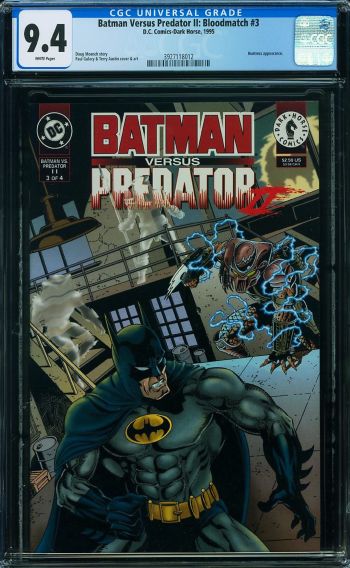 Image of Batman Versus Predator II: Bloodmatch #3 CGC 9.4