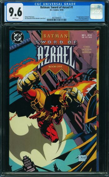Image of Batman: Sword of Azrael #1 CGC 9.6