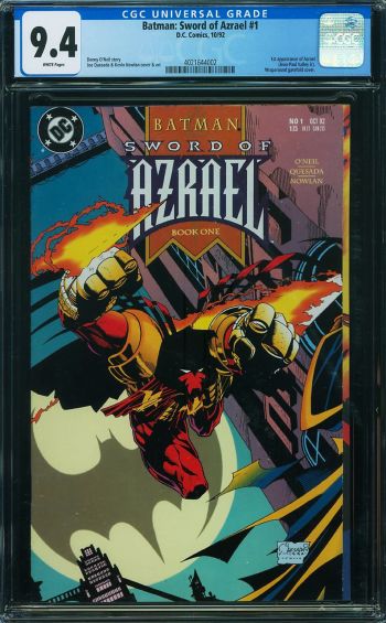 Image of Batman: Sword of Azrael #1 CGC 9.4