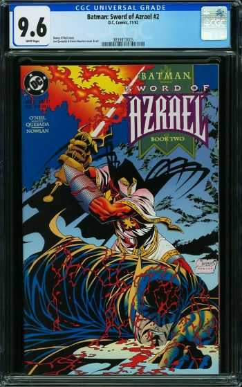 Image of Batman: Sword of Azrael #2 CGC 9.6