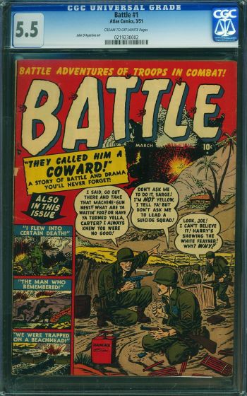 Image of Battle #1 CGC 5.5