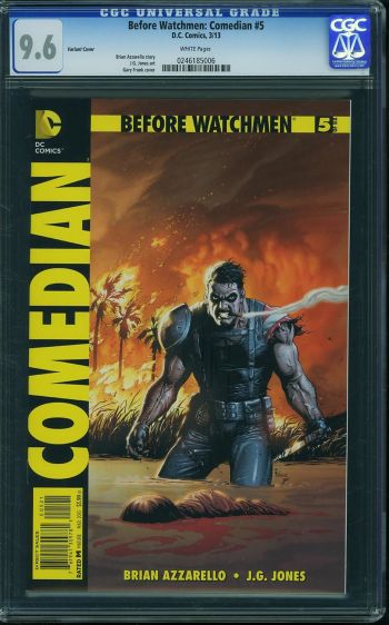 Image of Before Watchmen: Comedian #5 CGC 9.6