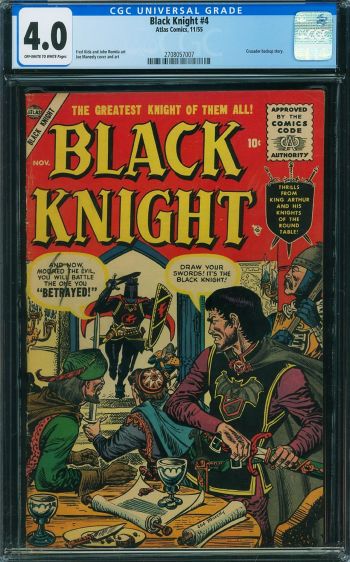 Image of Black Knight #4 CGC 4.0