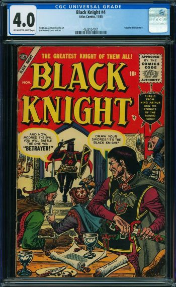 Image of Black Knight #4 CGC 4.0