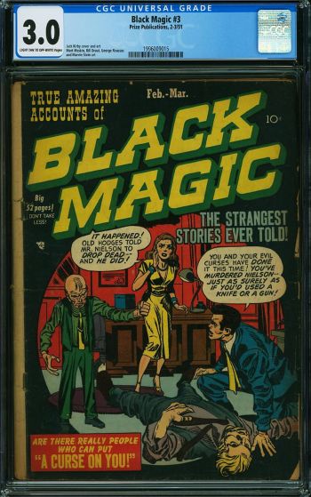 Image of Black Magic #3 CGC 3.0