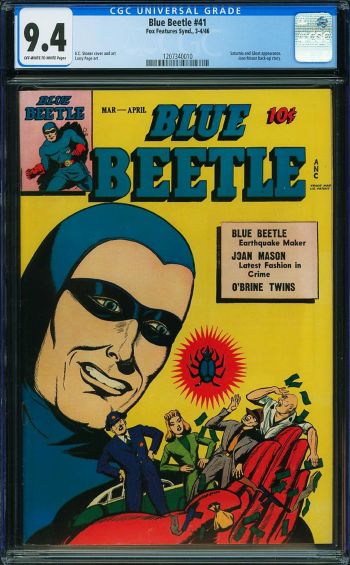 Image of Blue Beetle #41  CGC 9.4