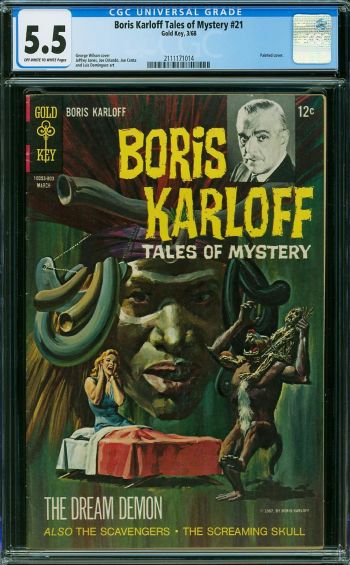 Image of Boris Karloff Tales of Mystery #21 CGC 5.5