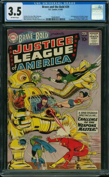 Image of Brave and the Bold #29 CGC 3.5