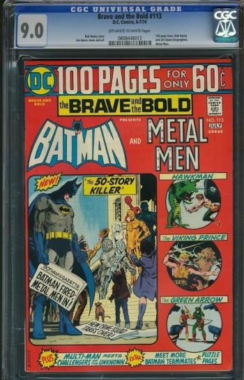 Image of Brave and the Bold #113 CGC 9.0
