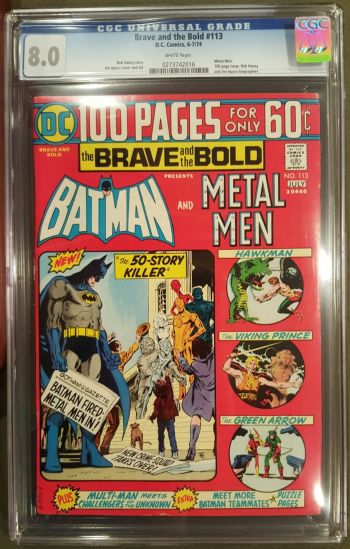 Image of Brave and the Bold #113 CGC 8.0