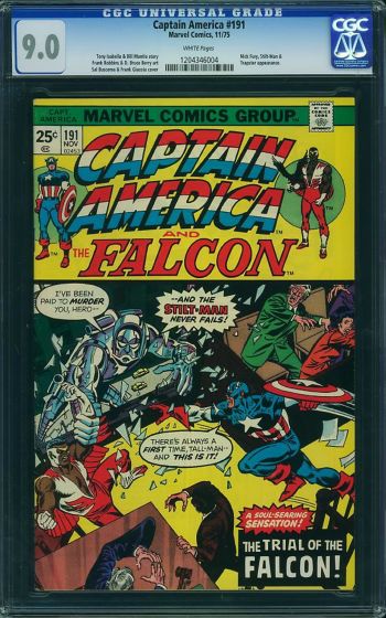 Image of Captain America #191 CGC 9.0