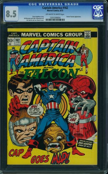 Image of Captain America #162 CGC 8.5