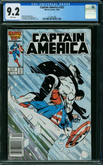 Image of Captain America #322 CGC 9.2