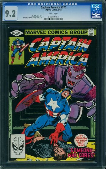 Image of Captain America #270 CGC 9.2