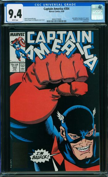 Image of Captain America #354 CGC 9.4