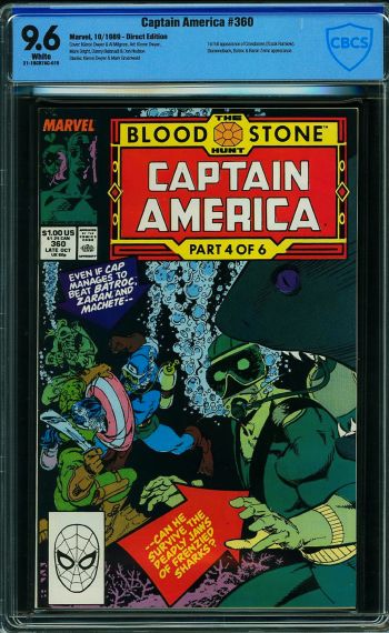 Image of Captain America #360 CBCS 9.6