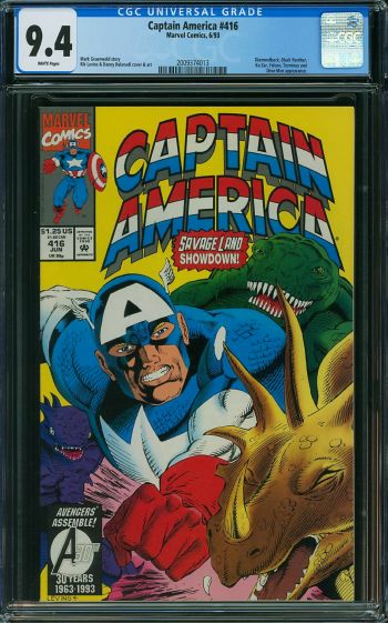 Image of Captain America #416 CGC 9.4