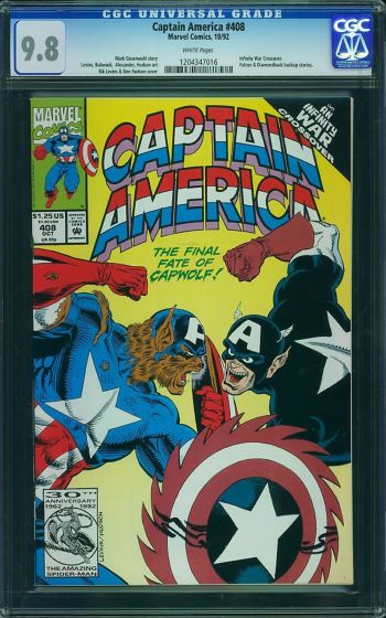 Image of Captain America #408 CGC 9.8
