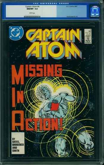 Image of Captain Atom #4 CGC 7.5