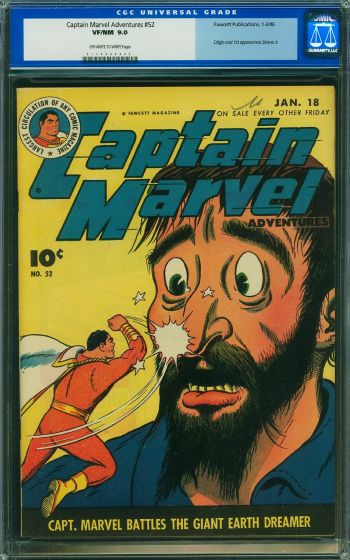 Image of Captain Marvel Adventures #52 CGC 9.0