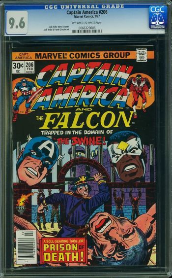 Image of Captain America #206  CGC 9.6