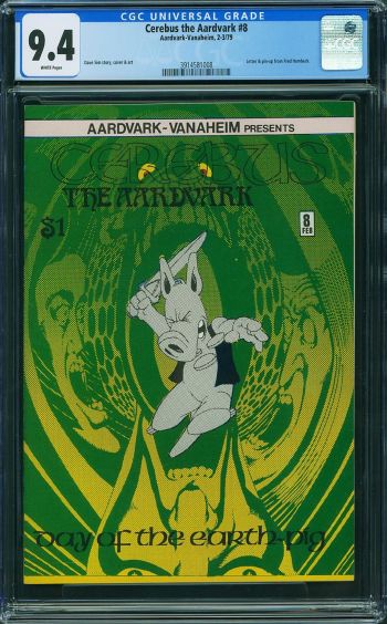 Image of Cerebus the Aardvark #8 CGC 9.4