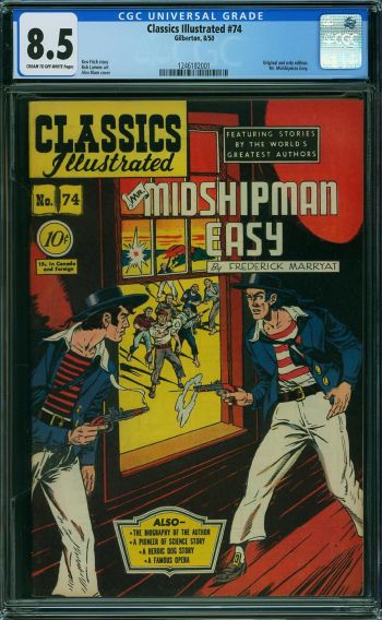 Image of Classics Illustrated #74 CGC 8.5