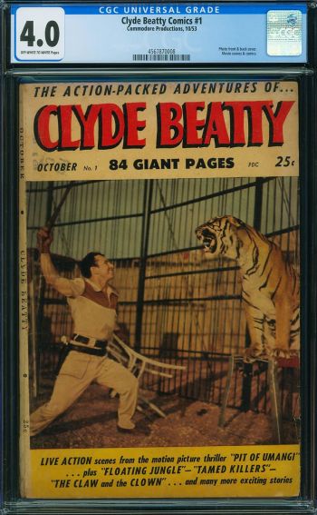 Image of Clyde Beatty Comics #1 CGC 4.0