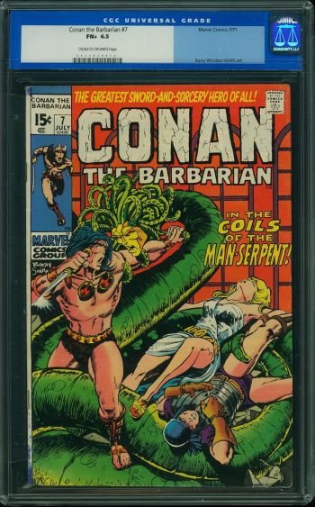 Image of Conan The Barbarian #7  CGC 6.5