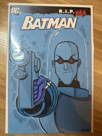 Image of Batman #676 Mr. Freeze Sketch Cover