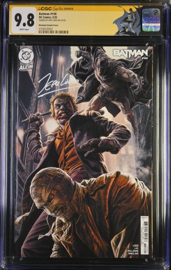 Image of Batman #158 CGC 9.8 Signed by Jeph Loeb
