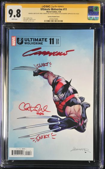 Image of Ultimate Wolverine #11 Larroca Variant CGC 9.8 Signed by Alessandro Cappuccio