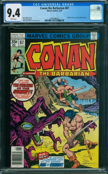 Image of Conan the Barbarian #87 CGC 9.4