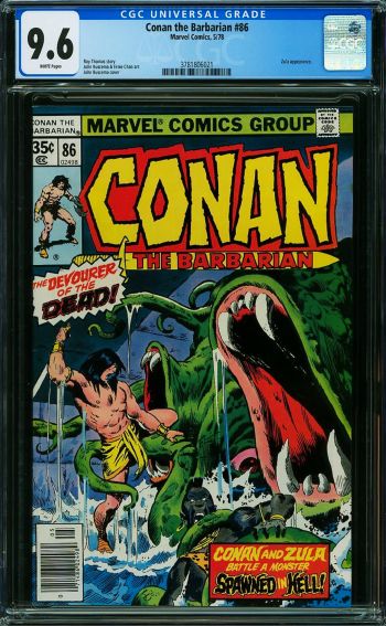 Image of Conan the Barbarian #86 CGC 9.6