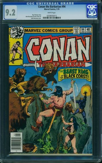 Image of Conan the Barbarian #94 CGC 9.2