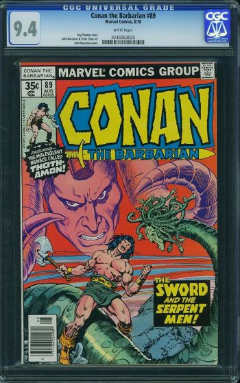 Image of Conan the Barbarian #89 CGC 9.4