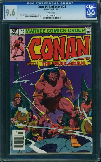 Image of Conan the Barbarian #124 CGC 9.6