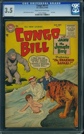 Image of Congo Bill #7 CGC 3.5