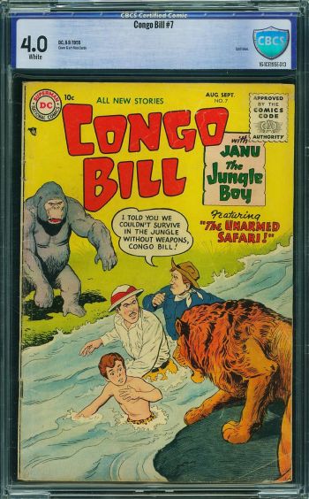 Image of Congo Bill #7 CBCS 4.0