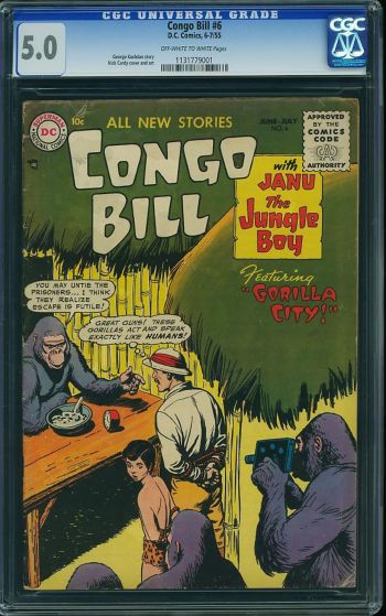Image of Congo Bill #6 CGC 5.0