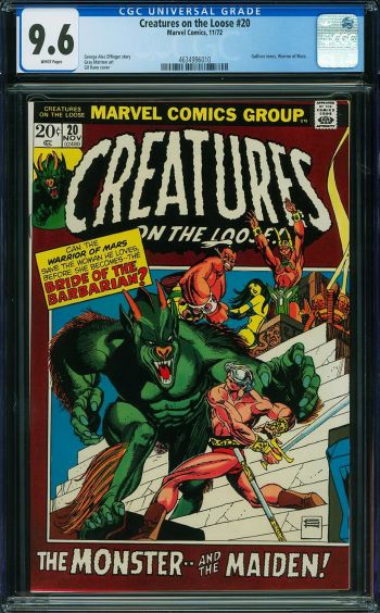 Image of Creatures on the Loose #20 CGC 9.6