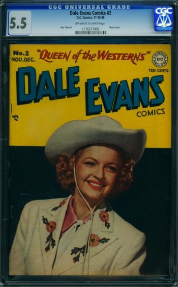 Image of Dale Evans Comics #2 CGC 5.5